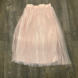Forever 21 pink flowy skirt!!!